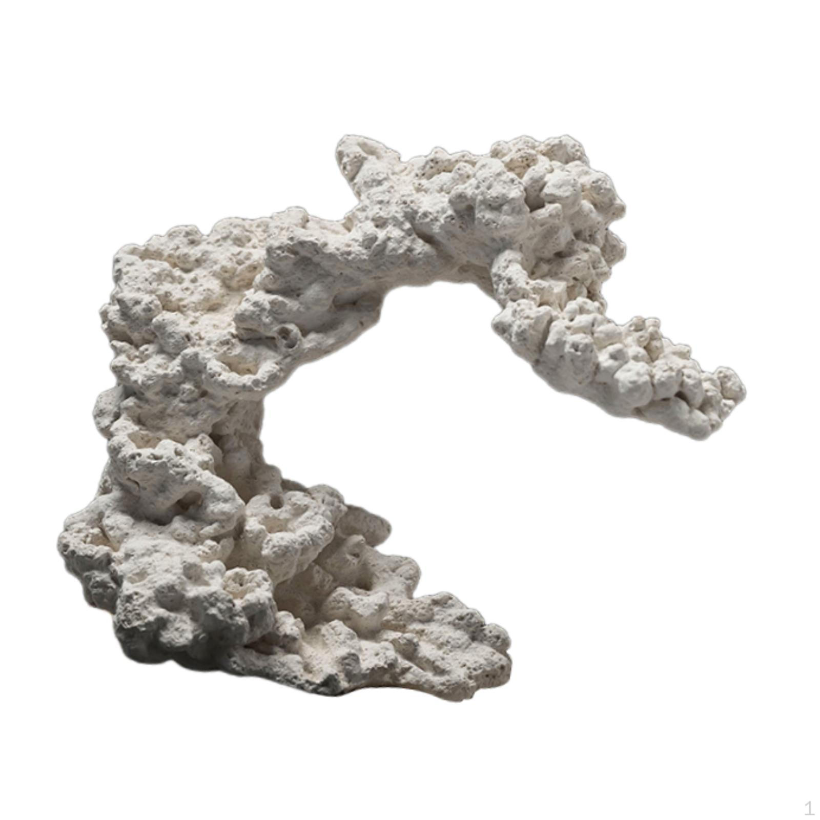 

Anemone Fish Tank Decor Nest Decoration Figurine Shelter Breeding Cave Aquarium Style B