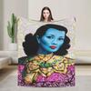 Miss Wong Vladimir Tretchikoff? Blanket Ultra-Soft Flannel Healing Present Throw Blankets Rug Piece
