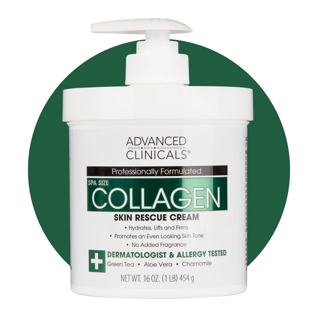 Advanced Skin Rescue Fragrance 16 oz Clinicals, Collagen, Lotion, Free, (454 g)