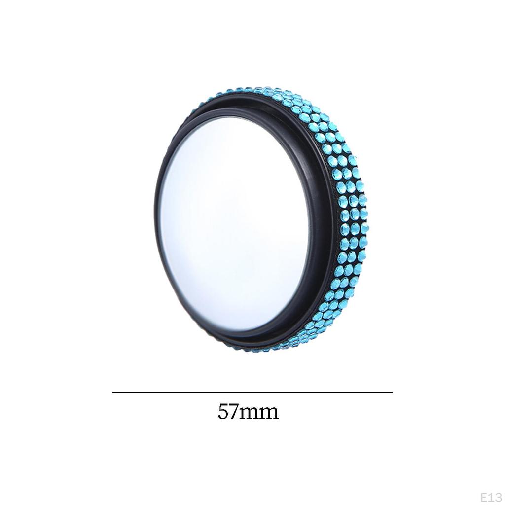 Espejo Auxiliar de Ángulo Amplio Redondo Pequeño para Vehículos