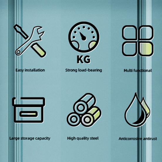 Duschablage Badezimmerregal Starke Tragfähigkeit Einfache Montage 3 Etagen Rostfrei Dusche