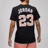 Jordan Sport DNA Solid Logo And Numbers Crew Neck Short Sleeve T-Shirt Men Tops Black DO8899-010