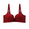 Original Red Seamless Uplift Anti-Sag Bra with Side Support, No Underwire