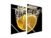 PIANO PROTETTIVO IN VETRO PER CUCINA 2x35x52 LIMONE