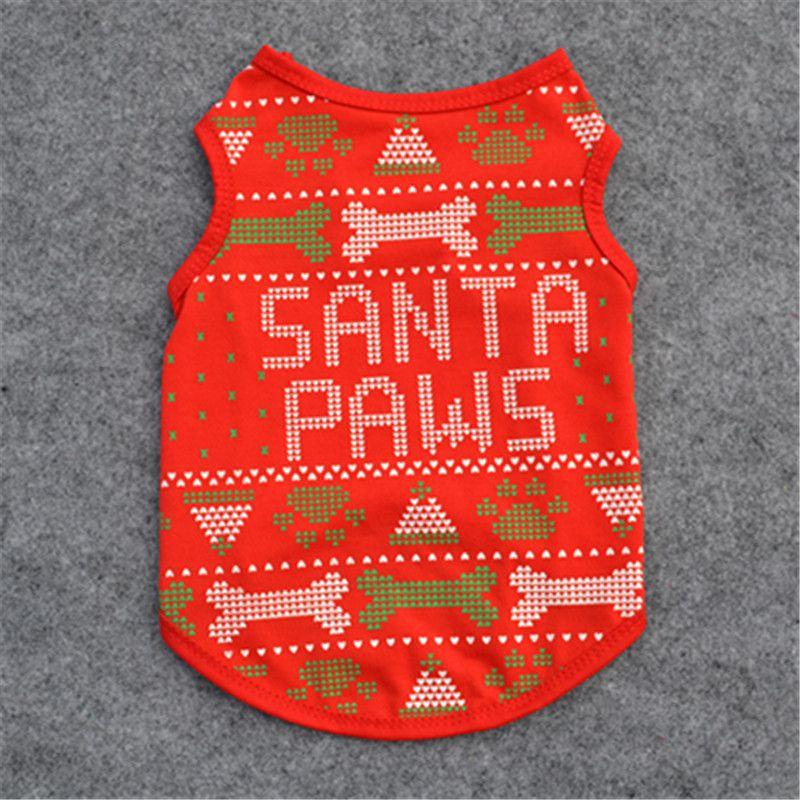 Adorable Dog Cat Puppy Christmas Pullover With Santa Elf Design For Xs/s/m/l/xl Pets