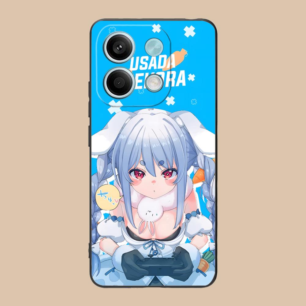 

Holo Usada Pekora Matte TPU Mobile Phone Case for POCO M7 M6 M5 M4 M3 X7 X6 X5 X4 X3 Pro GT 5G Colorful Printing Cover Poco X3 GT