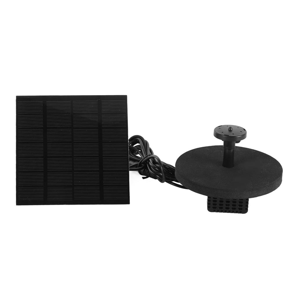 Solar Water Fountain Pump Outdoor Small Submersible Bird Bath Fountain Kit for Pond Garden Pool 120cm Lift