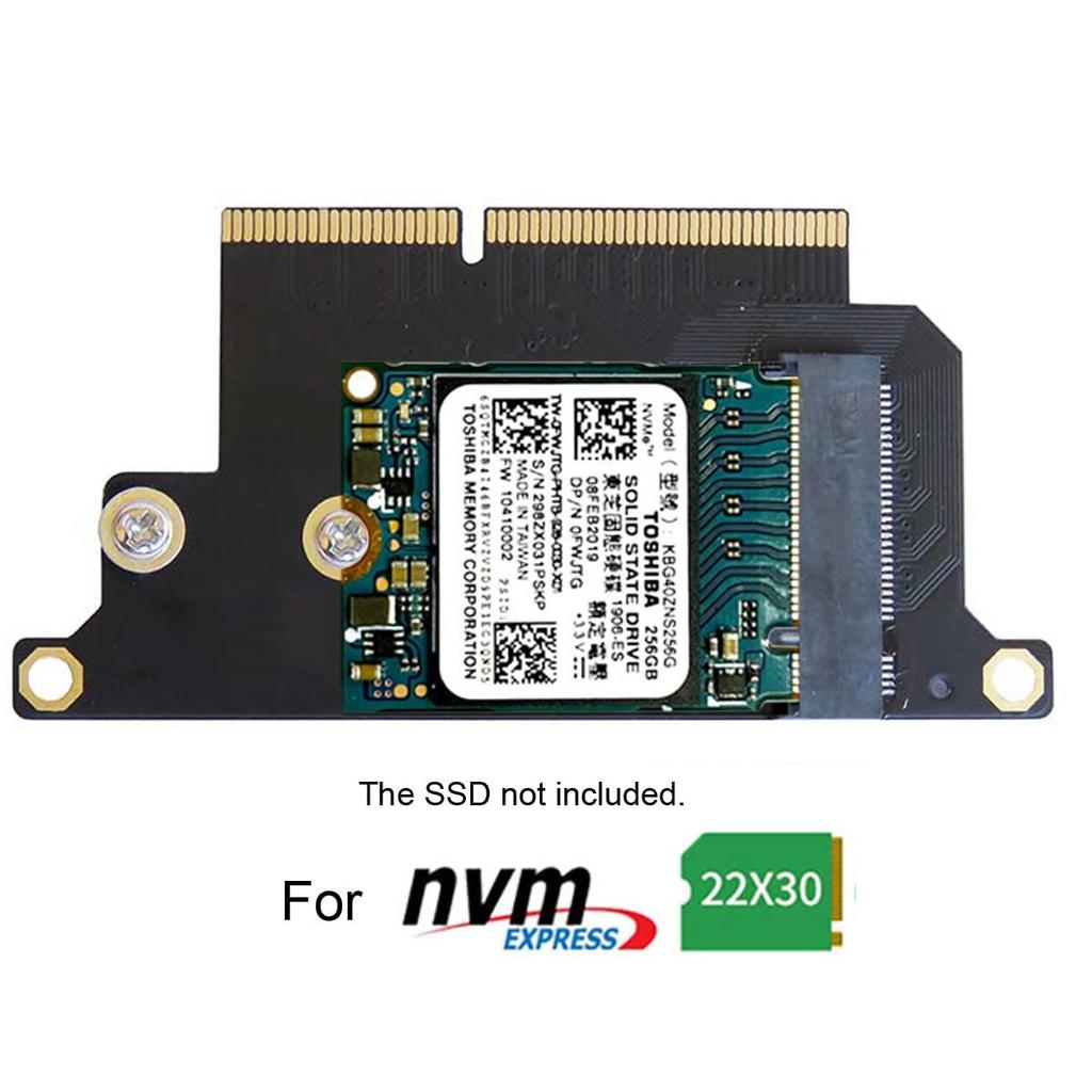 Xiwai M.2 NGFF M-Key NVMe SSD-Konverterkarte für 13-Zoll-SSDs von 2016 2017 (A1708, A1707, A1706)