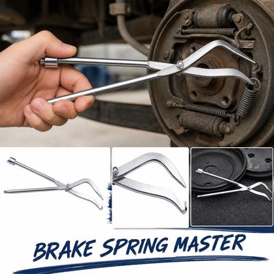 Drum Brake Spring Pliers for Brake Shoe Removal and Adjustment - Automotive Drum Brake Service Tool