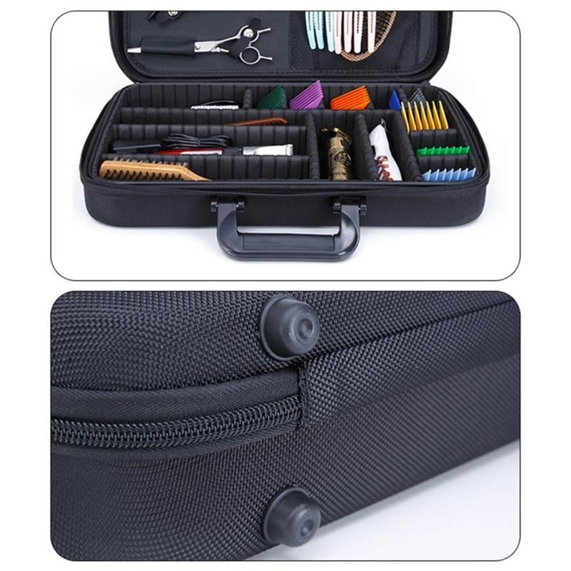 Professional Salon Hair Cutting Grooming Storage Organizer for Clippers Scissors Carrying Bag For Fashion Hairstyles