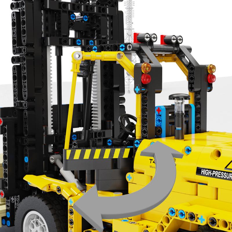 Diaľkovo ovládaná žeriavová vysokozdvižná plošina Model Stavebnice Mesto Inžinierske vozidlo Tehly Vzdelávacie Hračky pre deti na tvorenie Darčeky na sviatky