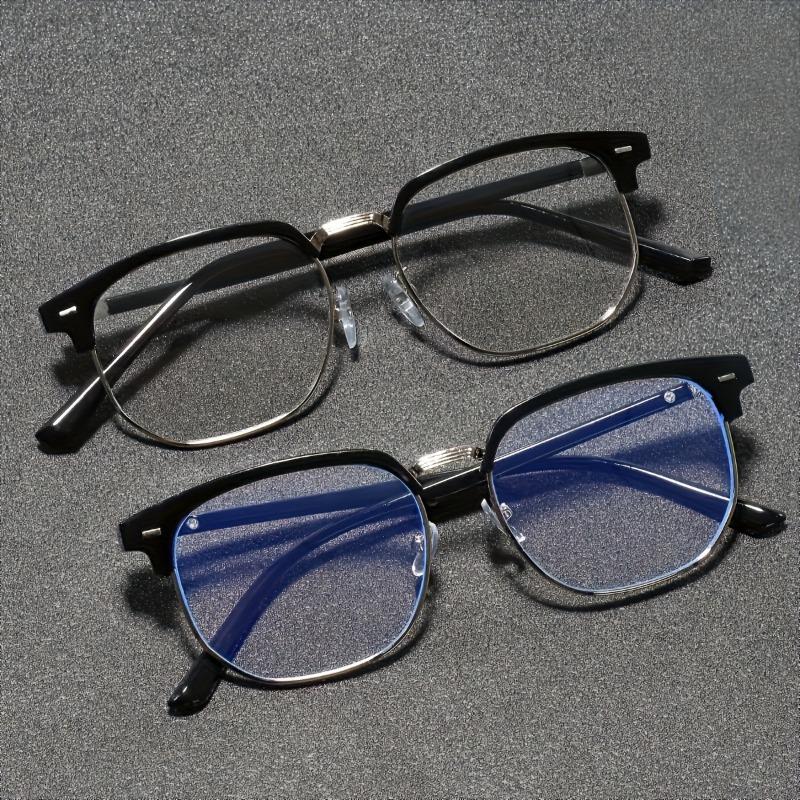 Pochromic Blue Light Blocking Glasses - Fashionable Full-Frame Computer And Mobile Phone Glasses