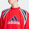 Adidas Originals Comfortable Fashionable Simple Versatile Long Sleeve Breathable T-Shirt Men Tops Light-Crimson JD5376