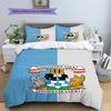 Coventry City Football Club Crest Print 3‑Pieces Duvet Cover Set Soccer Bedding Without Pillow Core or Comforter