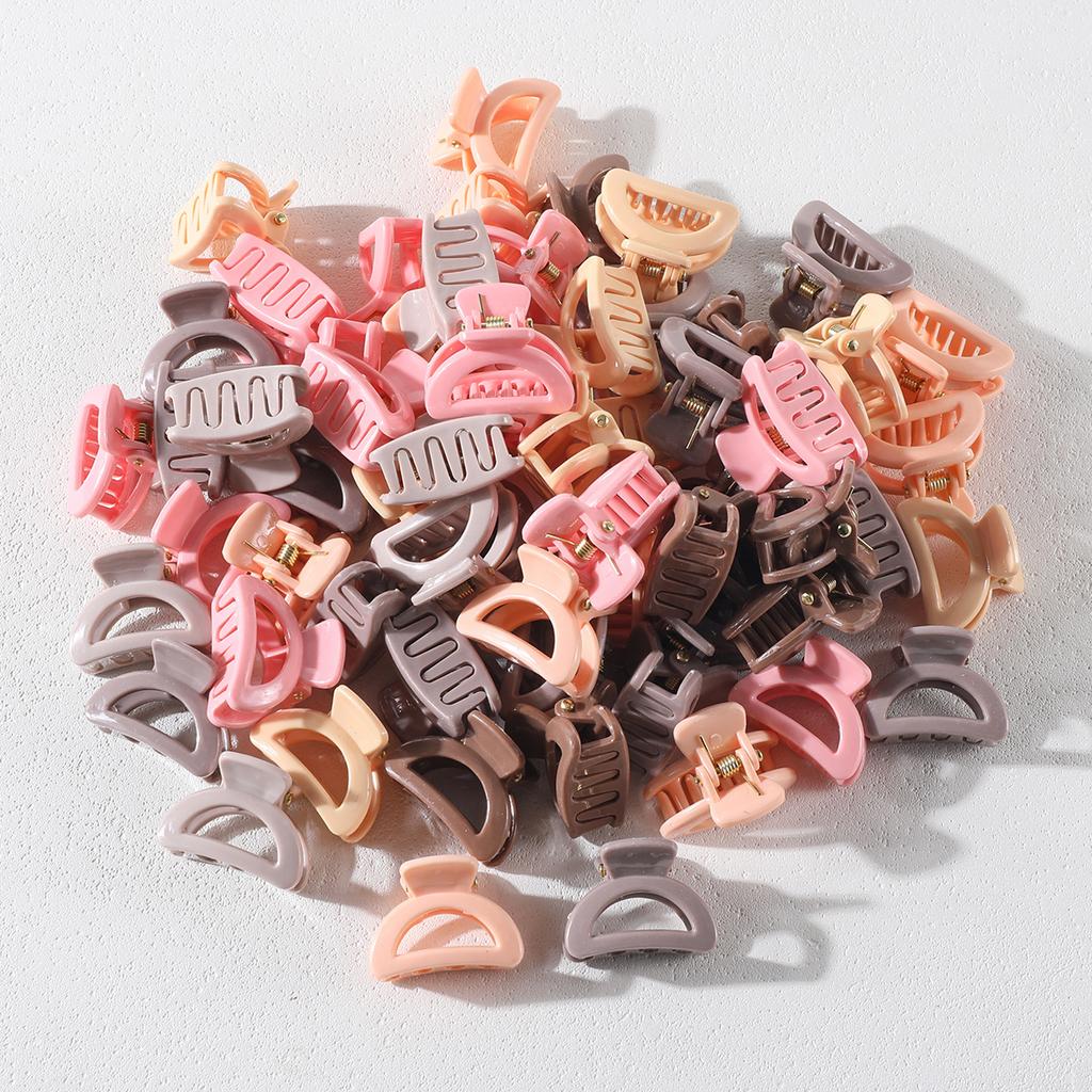 20Pcs Small Hollow Hair Claw Clip for Women Girls Mini Crab Clips 1 Inch Sweet Horsetail Hairpins Girs Hair Accessories