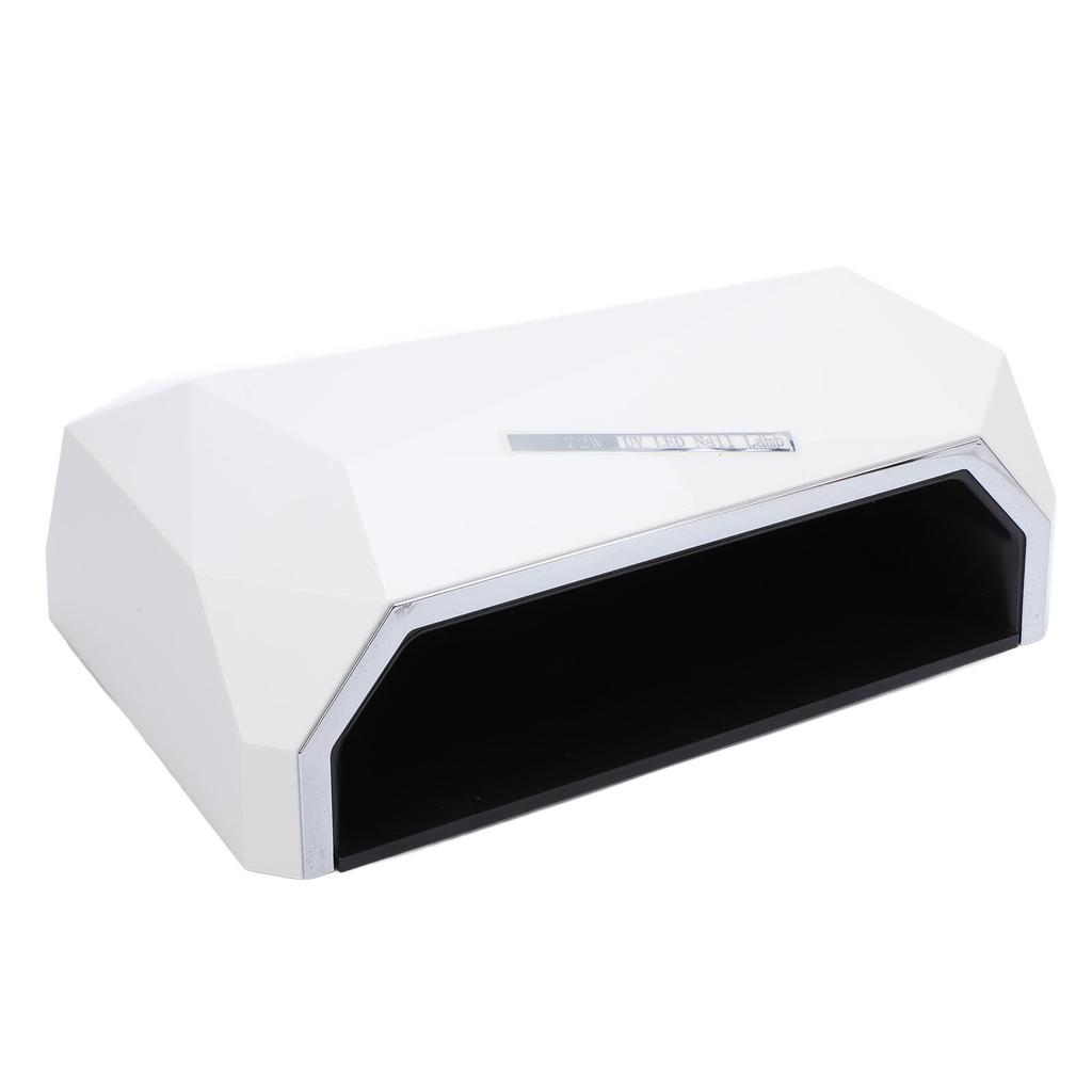72W Nail Lamp 36pcs Light Chips 4 Timers Digital Display Multifunctional Automatic Sensor Nail