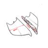 Motorcycle Winglet Aerodynamic Wing Kit Spoiler Fit For Ducati 899 959 1198 1198S 1199 1299 Panigale V4 V4S V4R V2 Supersport