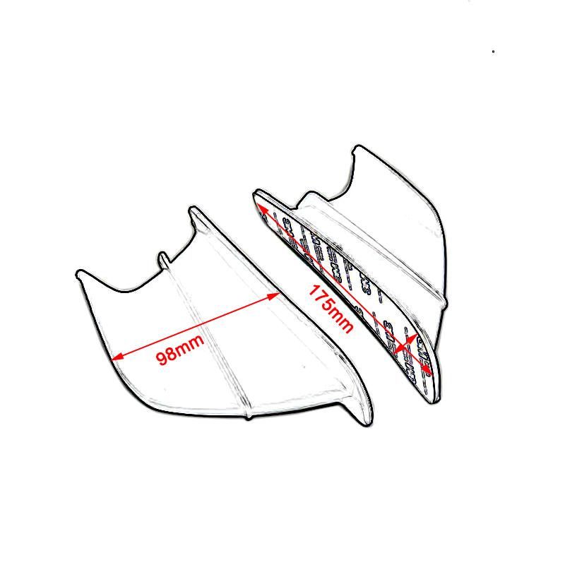 Motorcycle Winglet Aerodynamic Wing Kit Spoiler Fit For Ducati 899 959 1198 1198S 1199 1299 Panigale V4 V4S V4R V2 Supersport