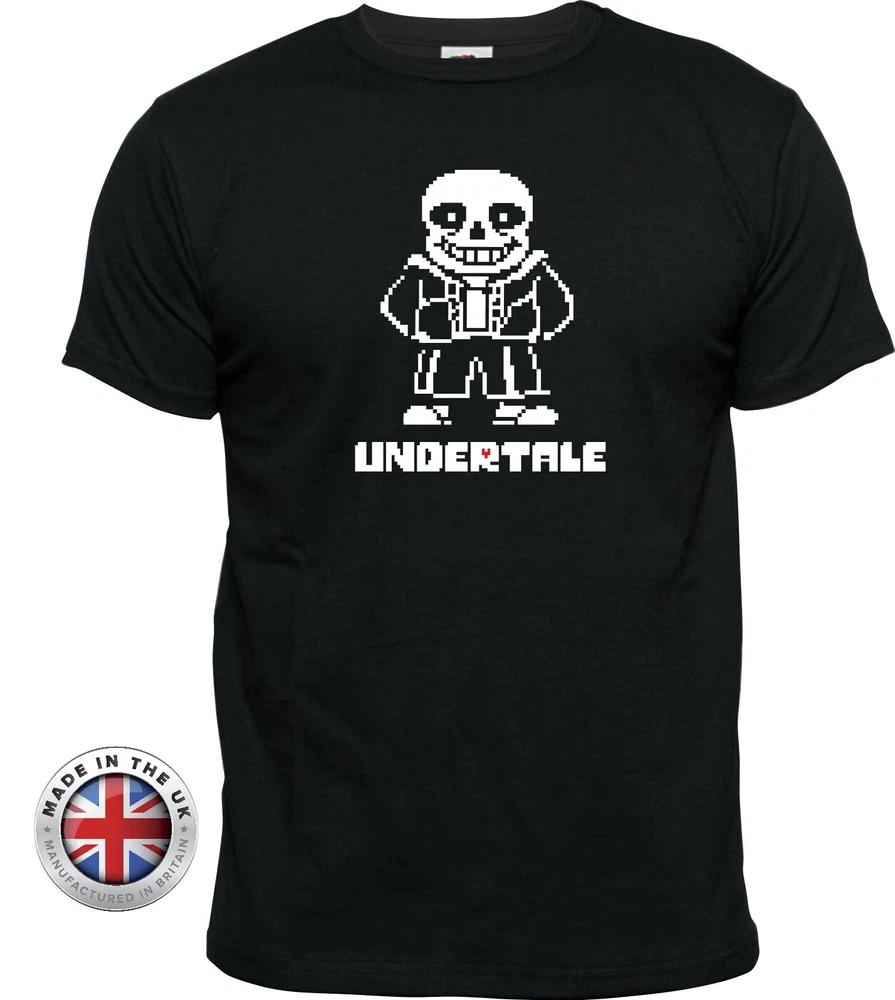 Undertale T Shirt Sans Skeleton Black T Shirt Unisex Unisexs S