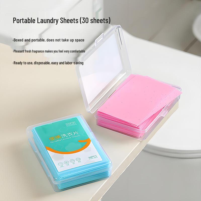 Color-Safe Laundry Protector Sheets: Anti-Bleeding, Gentle, No Brighteners, for Mixed Washes - Portable Pack