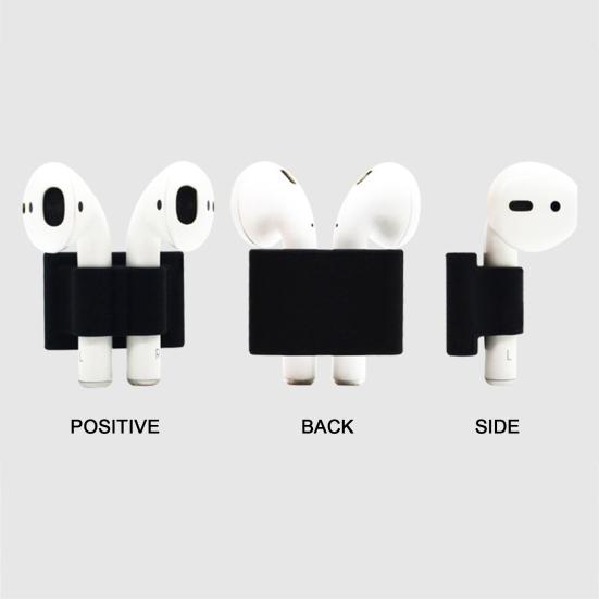 Silicone Anti-lost Bluetooth-compatible Earphone Protective Cover Holder for Apple AirPods