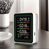 5-in-1 Indoor Air Quality Monitor Temperature Humidity Detector CO2 TVOC HCHO Tester Air Quality Detector for Home Office