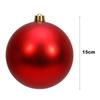 Matte Finish Decoration Ball 15CM Christmas Ball Matte Finish Ball Shape Christmas Decoration New Year Decoration Bar Ceiling