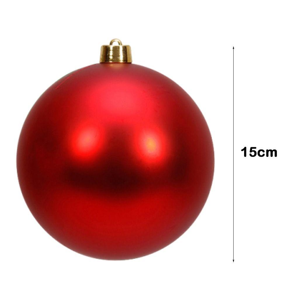 15CM Christmas Ball Ball Shape Matte Ball Festive Ornament Christmas Decoration  Bar Ceiling