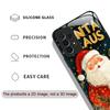 Süßes Weihnachts-Nikolaus-Muster Gehärtetes Glas Handyhülle für Samsung Galaxy A06 A55 A54 A53 A52 A36 A14 A15 A31 5G Y2K Hülle