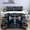 Viking axe and sword  Pattern Bedding Quilt Set Quilt Cover Pillowcase Home Decoration  Gift (1 * duvet cover + 2 * pillowcase, without core)