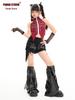 Girls' Rhinestone Jazz Hip Hop Dance Set - Vest, Long Pants & Shorts