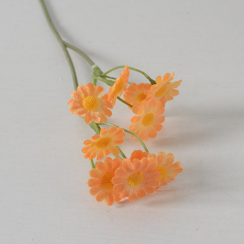 Artificial 2 Fork Chamomile Daisy Persian Flower Home Photo Garden Decor Bouquet