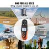 Bluetooth Handheld Anemometer, 14℉-140℉, Digital Wind Speed Meter Gauge with LED Backlight Screen, Measures Wind Velocity Wind Temperature Air Flow