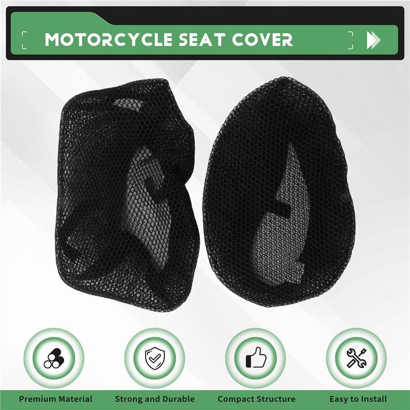 R1-For Benelli TRK702 TRK702X TRK 702X 702 X Breathable Mesh Seat Cushion Cover Sun Protection Motorcycle Accessories