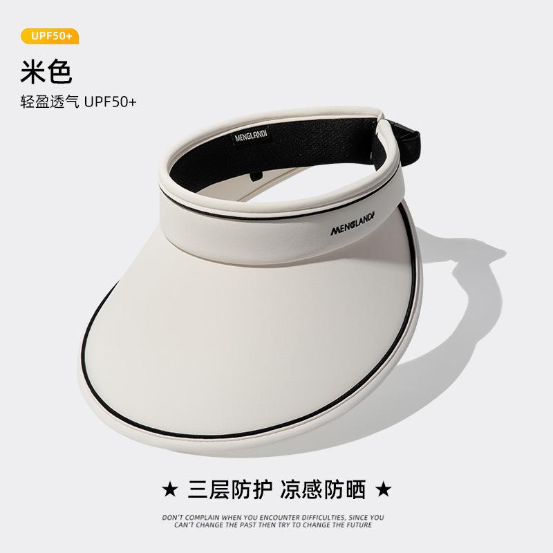 

Empty top sunscreen hat 2025 new summer cycling UV protection face cover small sports sun cover hat (54-59cm) can generally be worn.