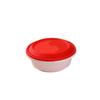 Miaoqiao Disposable Round Takeaway Meal Boxes with Anti-Theft Lock