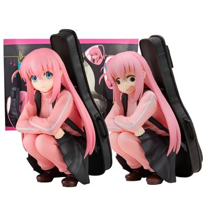 9cm BOCCHI THE ROCK Anime Figure Gotoh Hitori ActionFace Changeable Guitarist Girl  Desktop×Decorate Collections Model Doll Toys