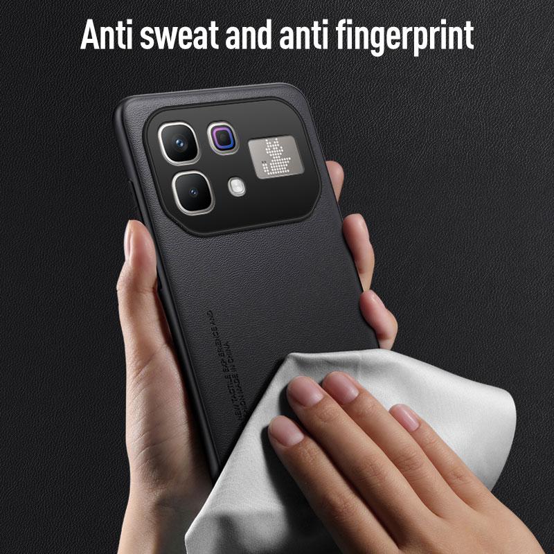 EUCAGR Luxury PU Leather For Infinix Note 60 Pro Silicone Shockproof Phone Case Back Cover For Infinix Note 60Pro Bumper Fundas