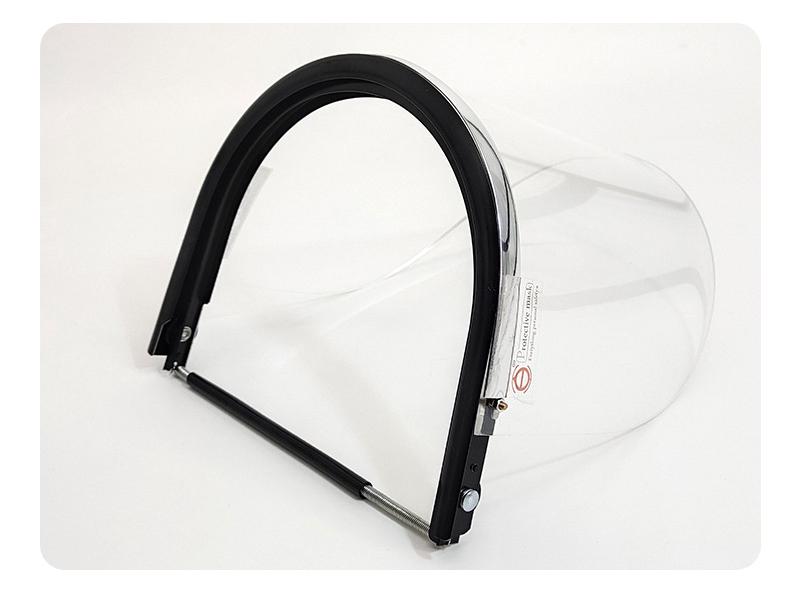 Transparent Electric Welding Face Mask with Helmet - Organic Glass Shield for Splash Protection