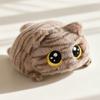 Fluffy Soft Big Eyes Cat Plush Doll Round Stuffed Animals Cat Round Plush Toys  Home Decoration