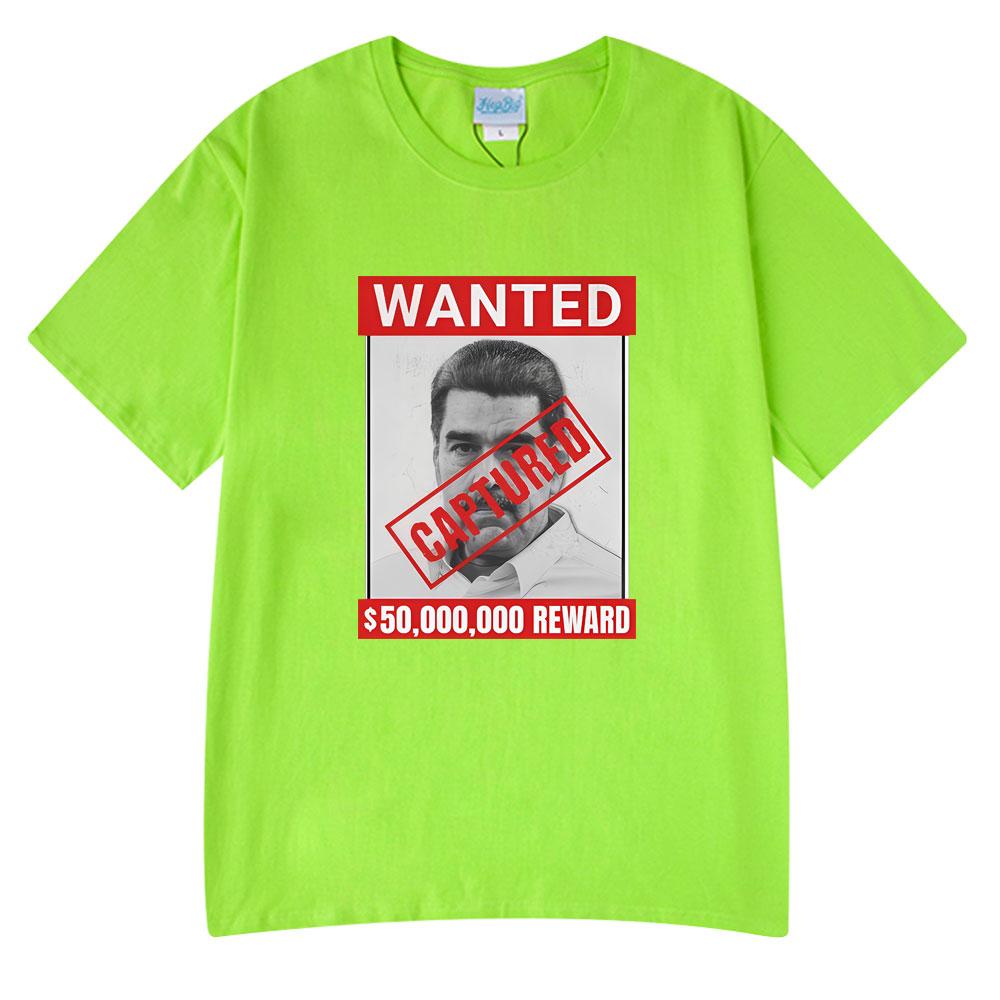 Fashion Nicolas Maduro Funny Graphic Tshirts Unisexs Clothing Hip Hop Short Sleeves Cotton Casual T Shirt Tops Summer Streetwear