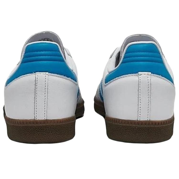 Adidas Samba OG White Shock Cyan Gum Men Sneakers JR0612