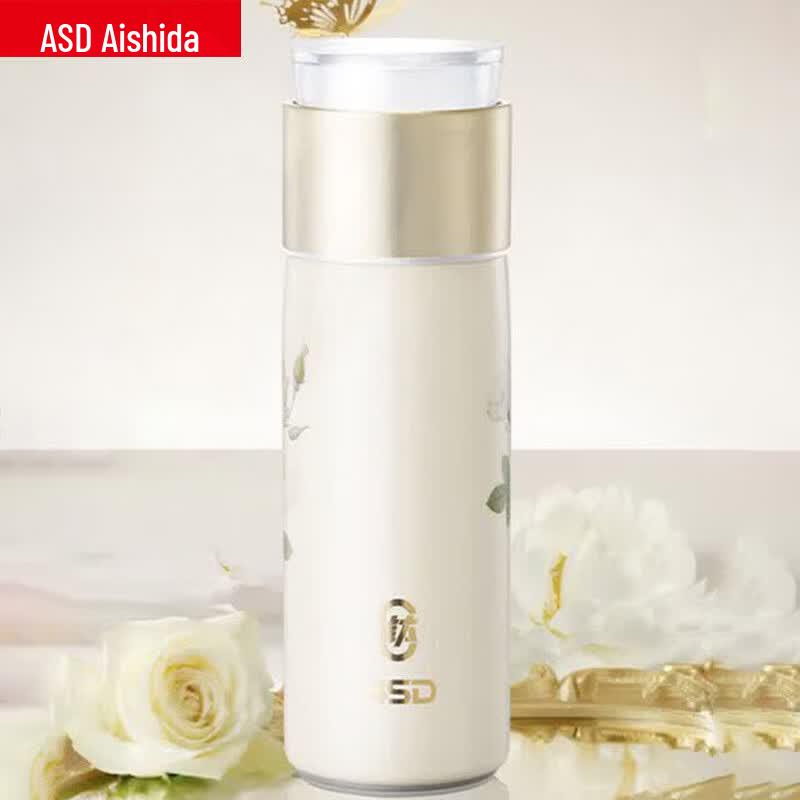 ASD Floral Whisper Pure Titanium Tea Infuser Bottle