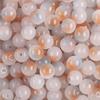 50pcs 8mm Glass Imitation Jade Bead Gradient Double Color Round Bead Handmade DIY Bracelet Necklace Jewelry Making Loose Bead Ma