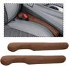 2PCS Universal Car Seat Gaps Filler Car Accessories Black Fit For Most Vehicles