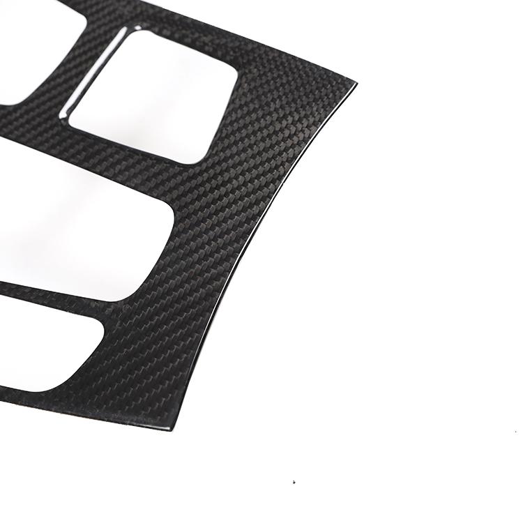 Real Carbon Fiber Cover Trim for BMW X5 F15 2014-2018 Center Console Gear Shift Panel Decorative Frame Car Interior Accessories