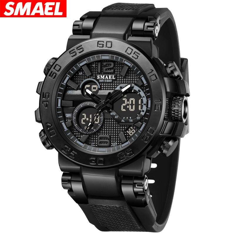 Top Brand New Exquisite Fashion Men's Quartz Electronic Watch HD Luminous with Chronograph Stopwatch