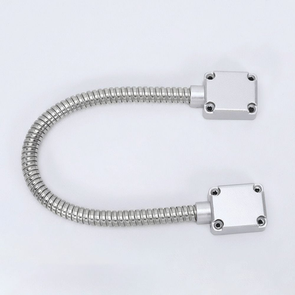 Zinc Alloy Head Cable Protection Sleeve Exposed Mount 304 Stainless Steel Door Loop Metal Wire Pipe Armored Cable