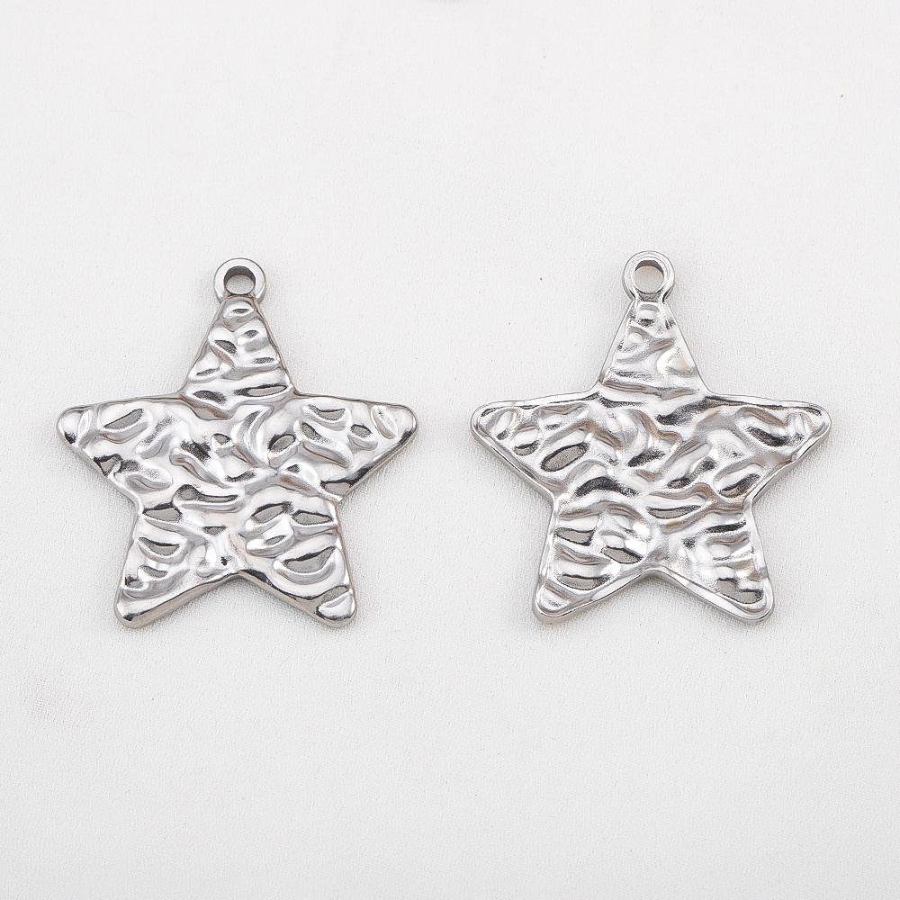 5pcs Stainless Steel Large Sun Star Moon Charms for DIY Women Necklace Bracelet Earrings Pendant Jewelry Craft Making Supplies