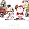 1PC Christmas Santa Toy With Gift Santa Claus Decor Mini Holding Presents Faceless Elderly Rudolf Snowman Party Ornaments 2025